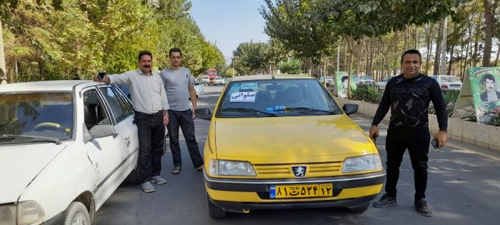 خدمات رایگان ده ها تاکسی یک دفتر اژانس خدماتی به شهروندان خلیل آبادی